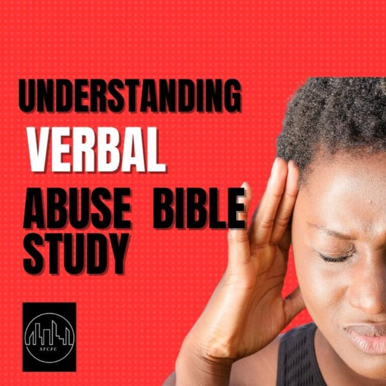 Verbal & emotional abuse Healing Bible study