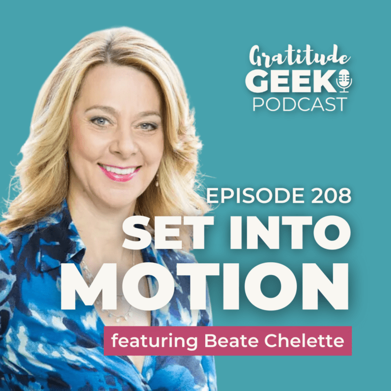 208: Beate Chelette talks Setting Things into Motion