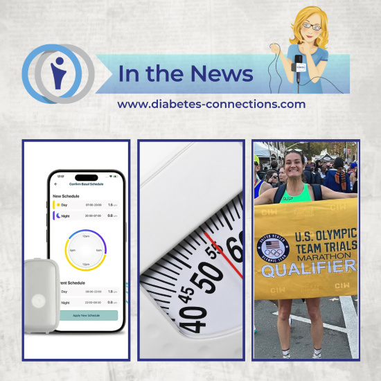 In the News.. weight loss & cancer study for T2D, new pump submitted, Summer Olympic hopeful with T1D and more!