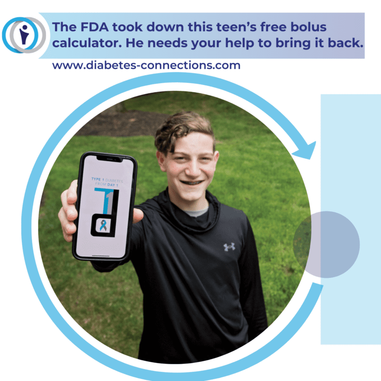 The FDA took down this teen’s free bolus calculator. He needs your help to bring it back.