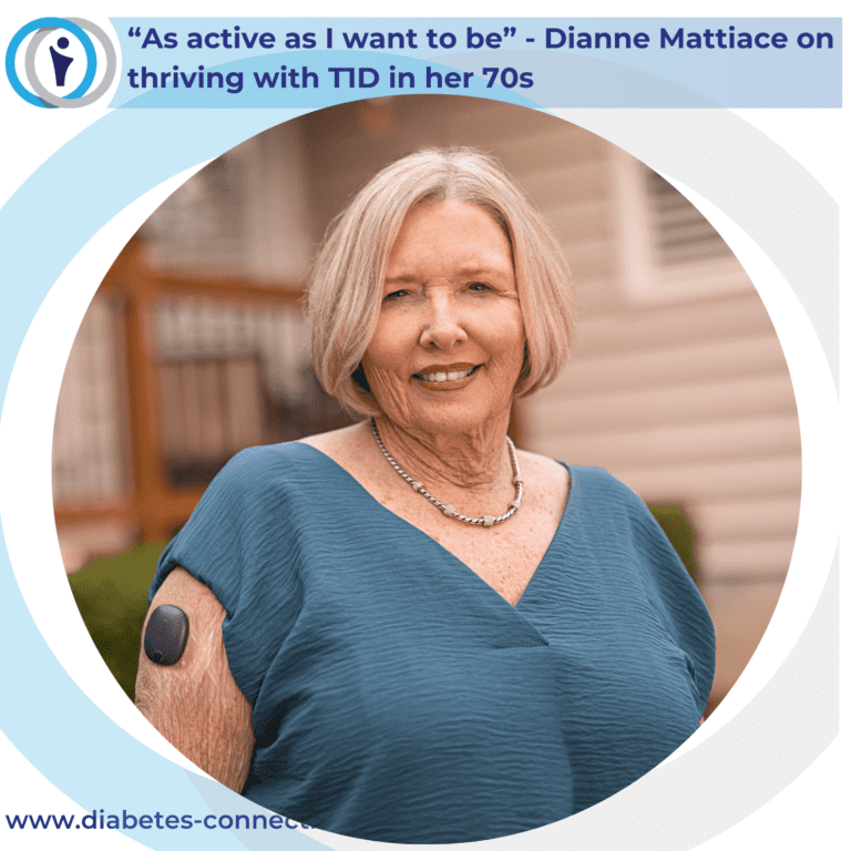 “As active as I want to be” – Dianne Mattiace uses Eversense CGM to thrive with T1D in her 70s