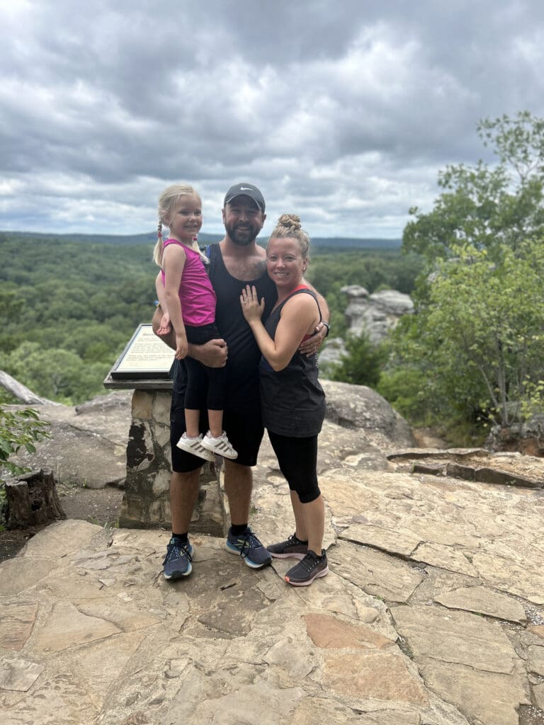 Krista Dykes and her family
